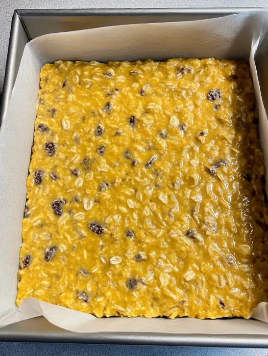 Oatmeal Raisin Cookie Bars