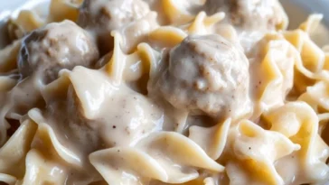 One-Pan Swedish Meatball Noodles