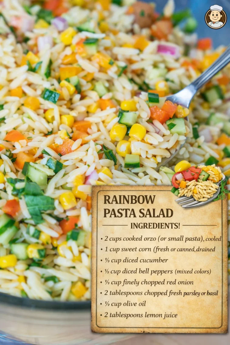 Rainbow Pasta Salad Rainbow Pasta Salad