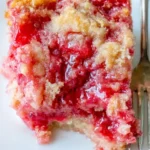 Rosy Red Rhubarb Cake