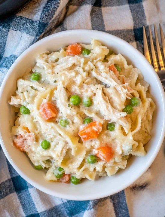 Slow Cooker Chicken and Noodles