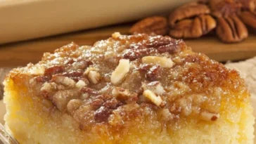 Upside-Down Georgia Pecan Cake