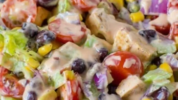 Warm Holiday Table Cowboy Salad