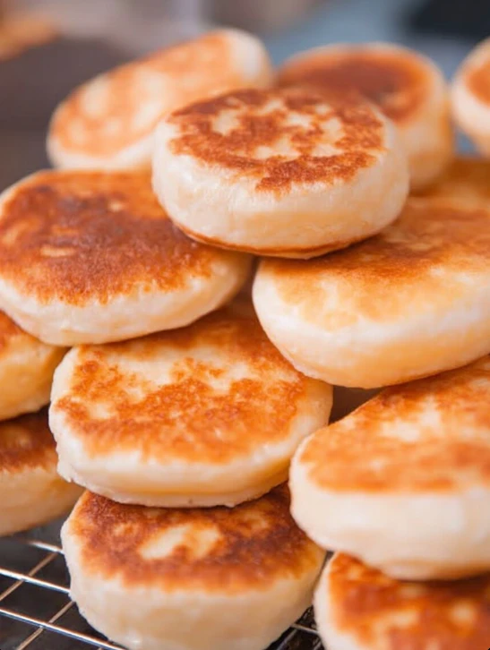Fluffy Cottage Cheese Pancakes