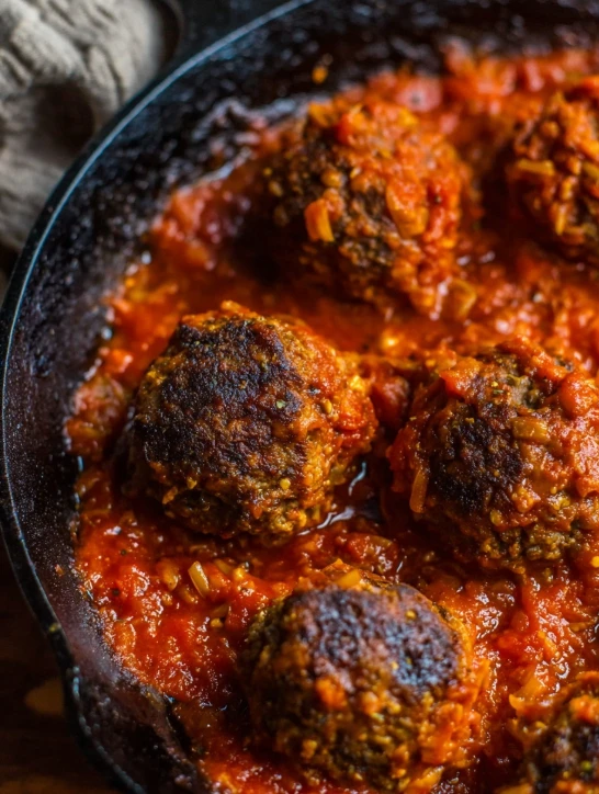 Old-Fashioned Porcupine Meatballs