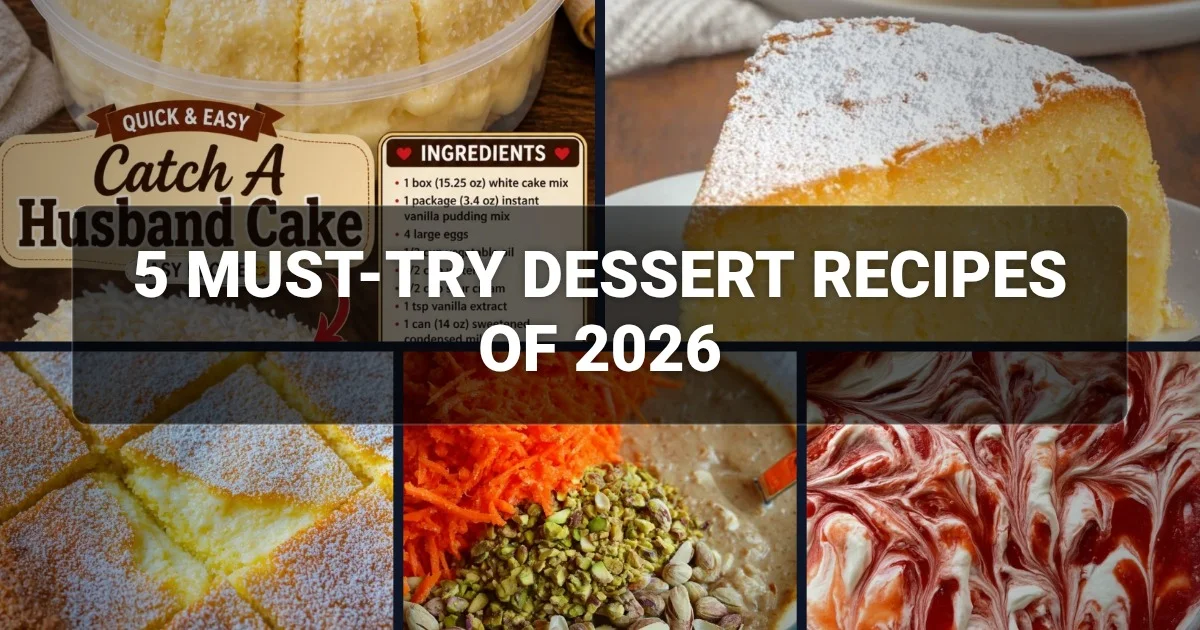5 Must-Try Dessert Recipes of 2026