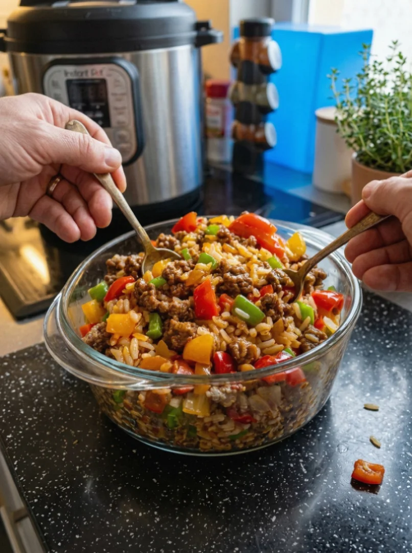 Beef and Rice Stir-Fry