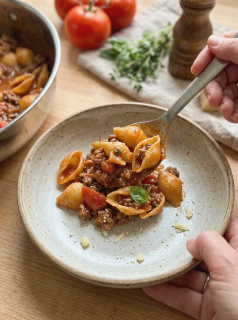 Beef Pasta Shells
