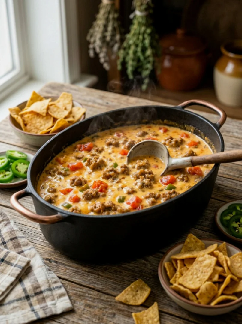 Cheesy Sausage Dip Cheesy Sausage Dip