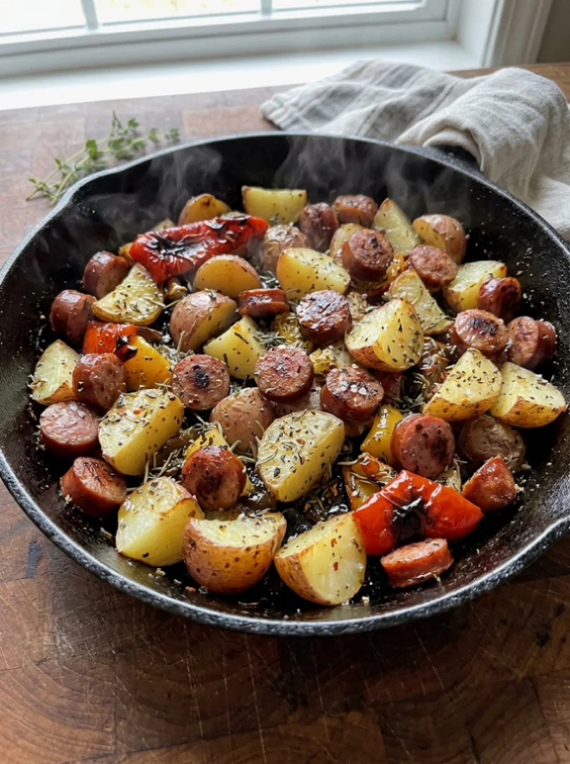 Sausage and Potatoes Bake