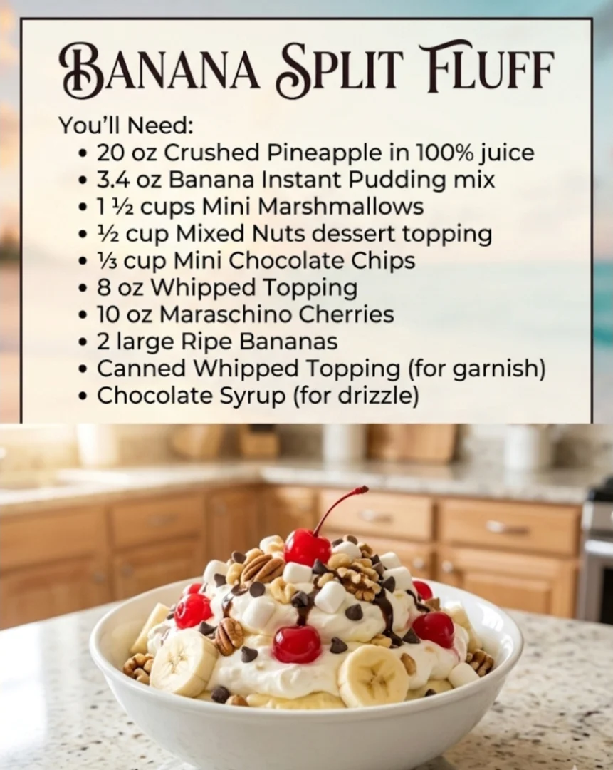 Banana Split Fluff Banana Split Fluff
