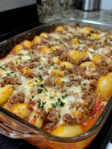 Beef and Potato Casserole