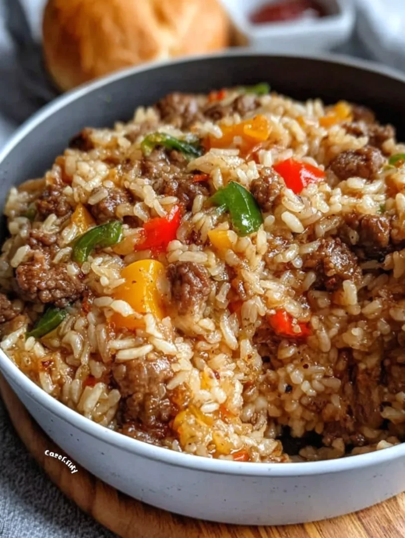Beef and Rice Skillet