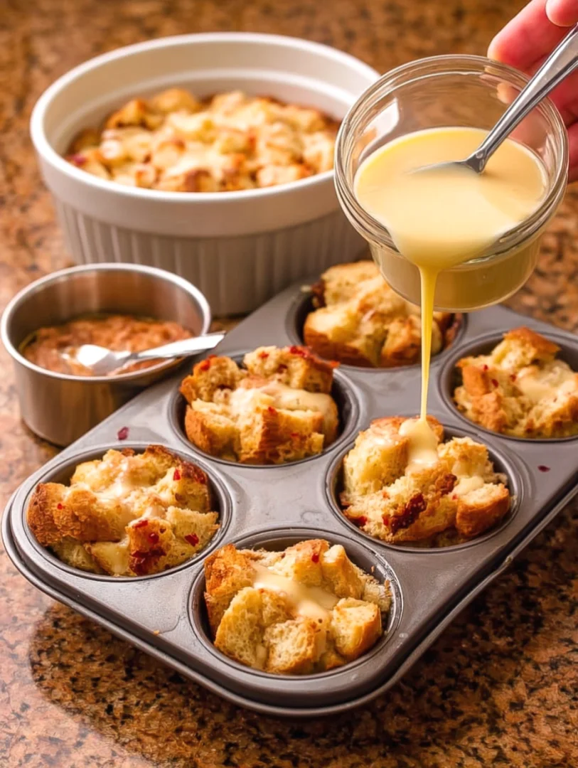 Bread Pudding Cups Bread Pudding Cups