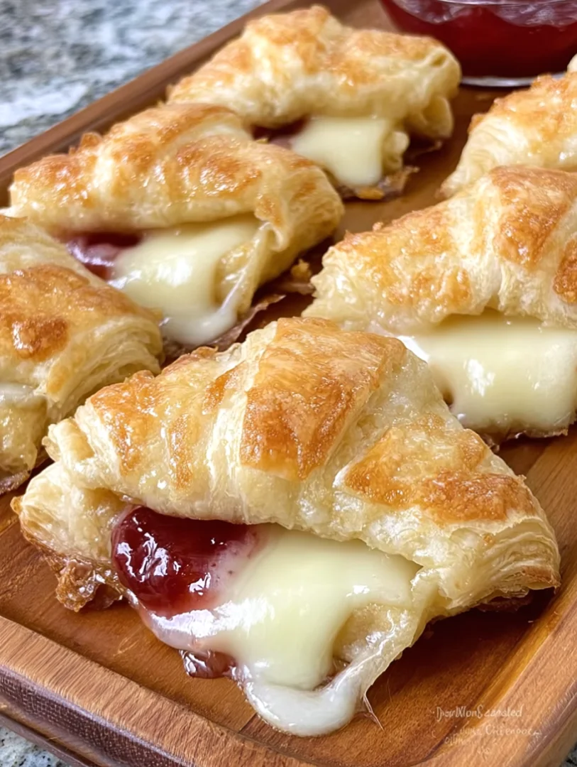 Cheese and Jam Croissants Cheese and Jam Croissants