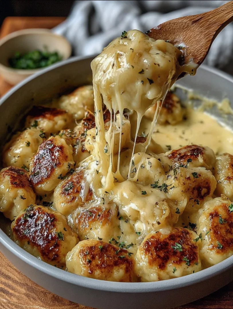 Cheesy Potato Dumplings