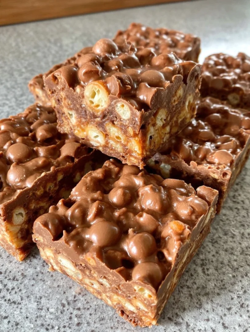 Chocolate Crunch Bars Chocolate Crunch Bars