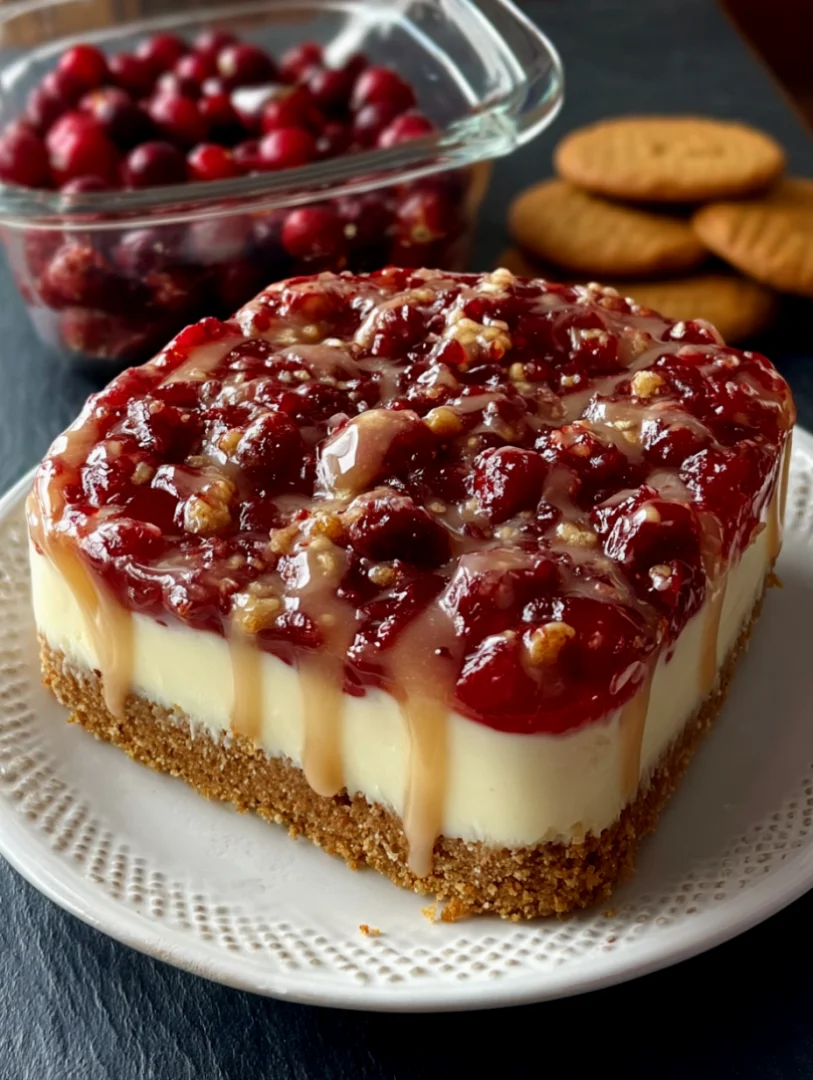 Cranberry Cream Cheese Dessert