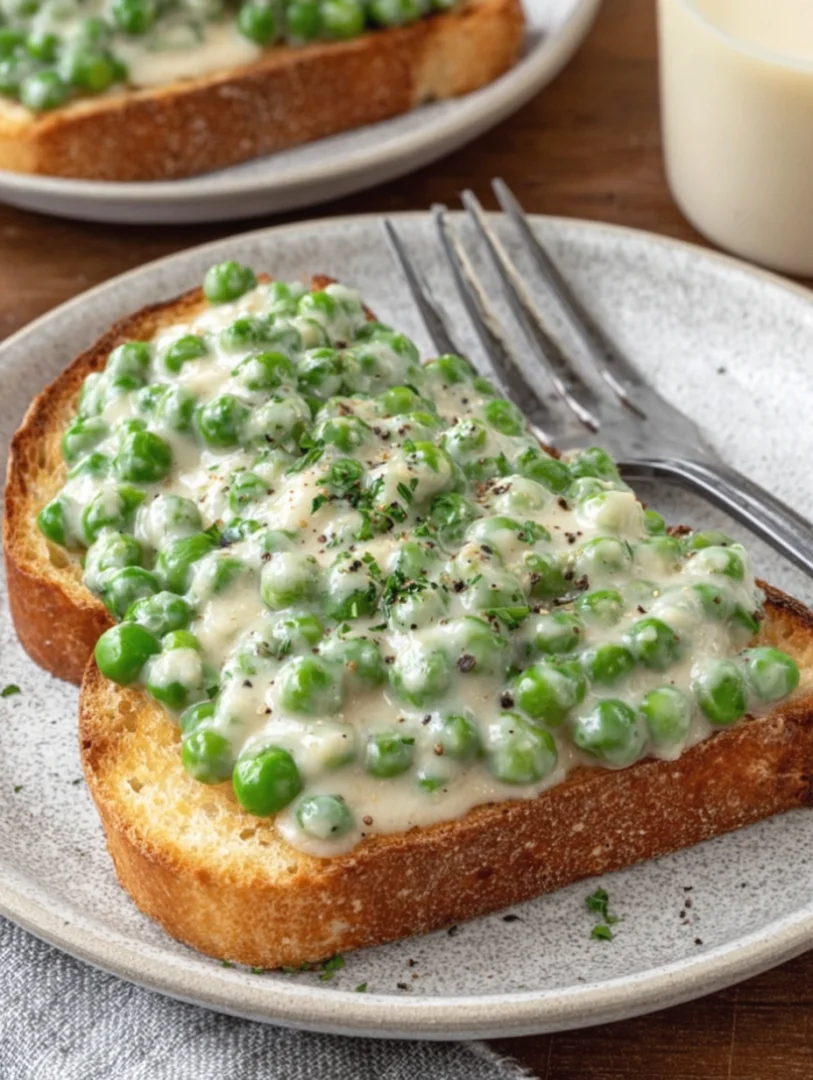 Creamed Peas on Toast Creamed Peas on Toast