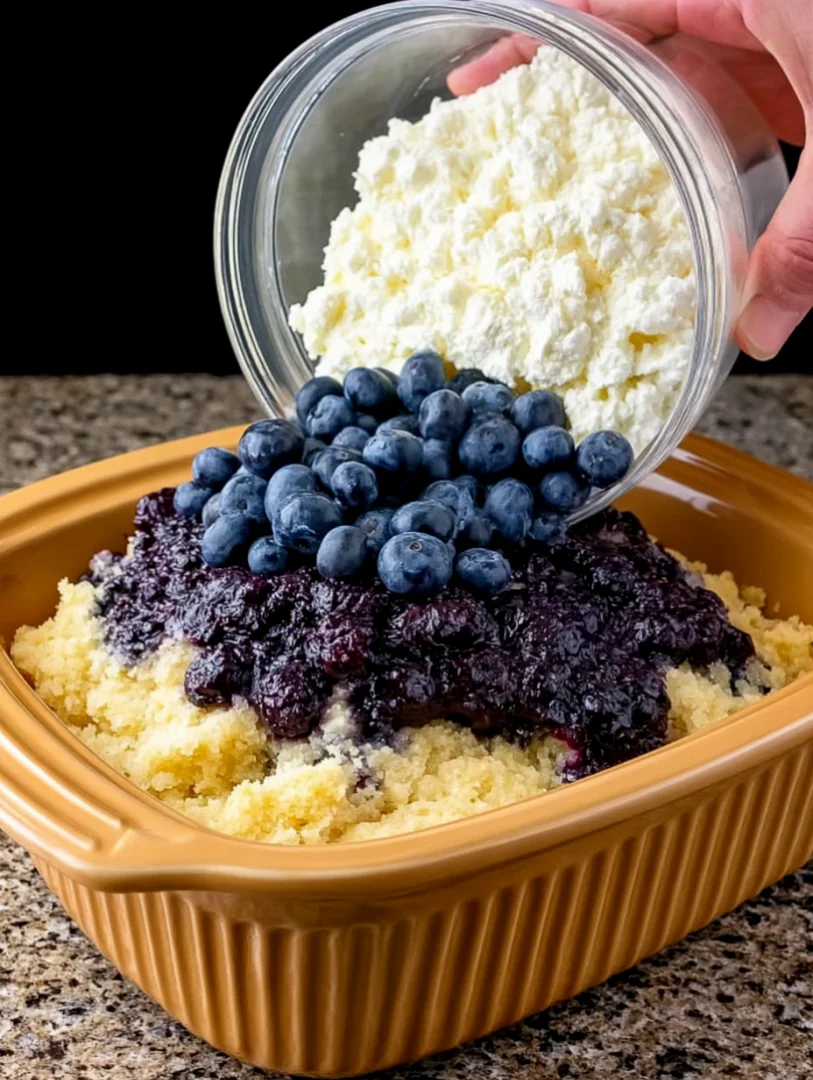 Lemon Blueberry Dump Cake