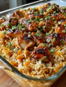 Teriyaki Chicken Rice Casserole