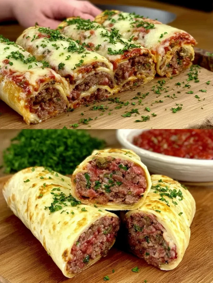 Tortilla Wraps with Ground Beef