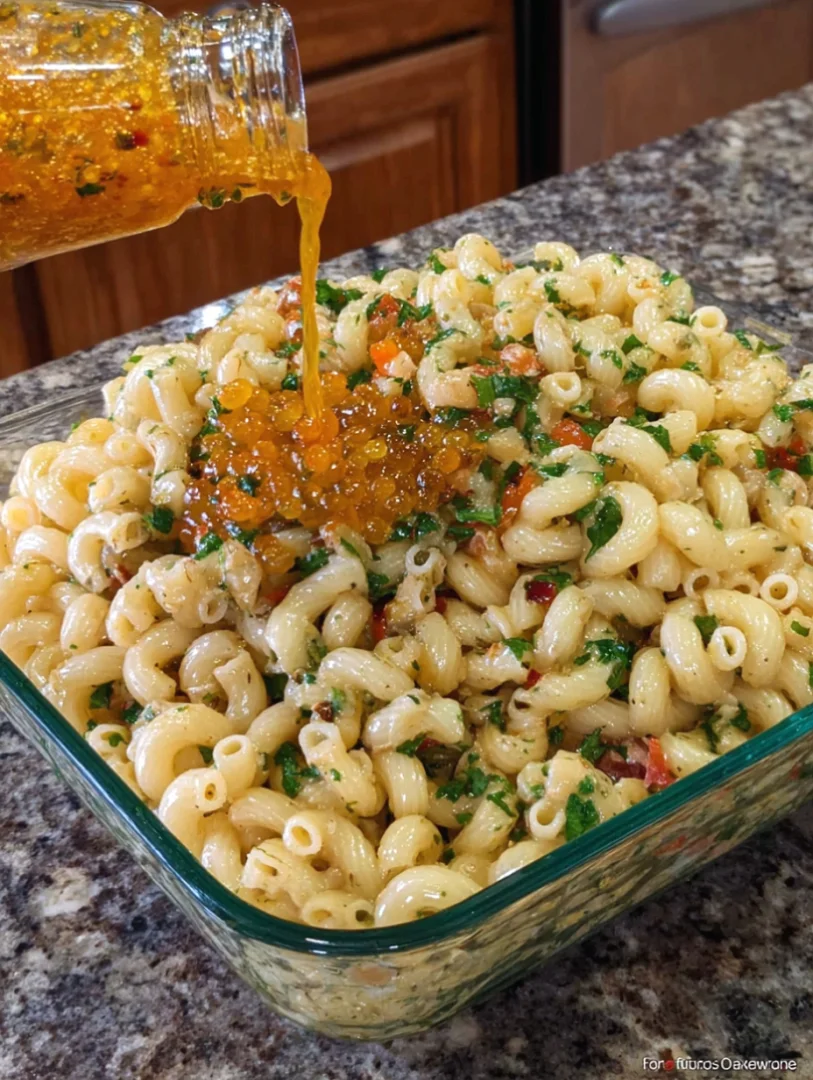 Zesty Italian Macaroni Salad