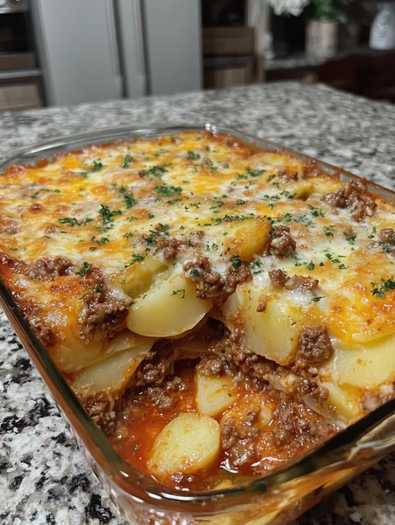 Beef and Potato Casserole