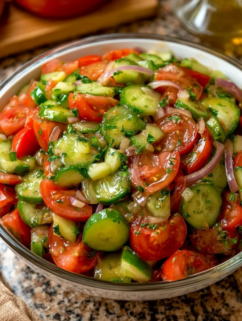 Cucumber Tomato Salad